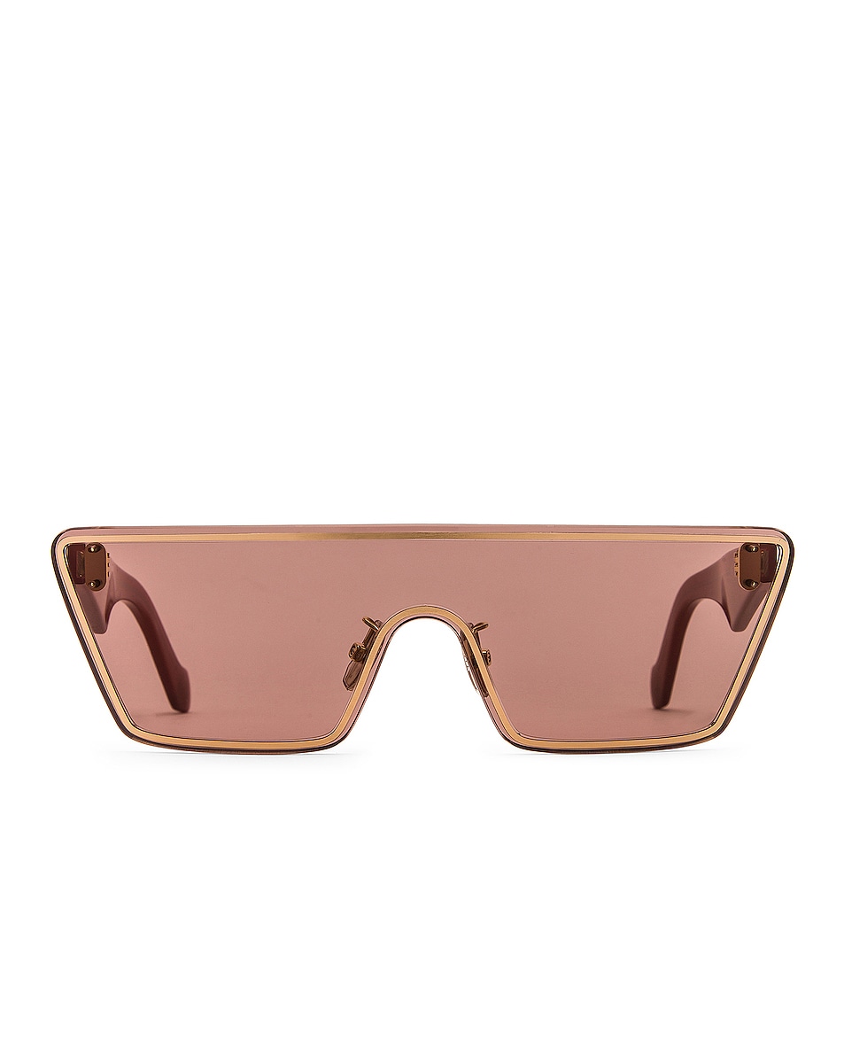 Image 1 of Loewe Small Mask Sunglasses in Pink
