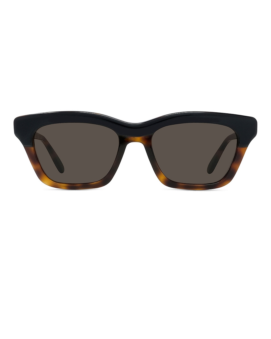 Image 1 of Loewe Slim Sunglasses in Dark Havana & Brown