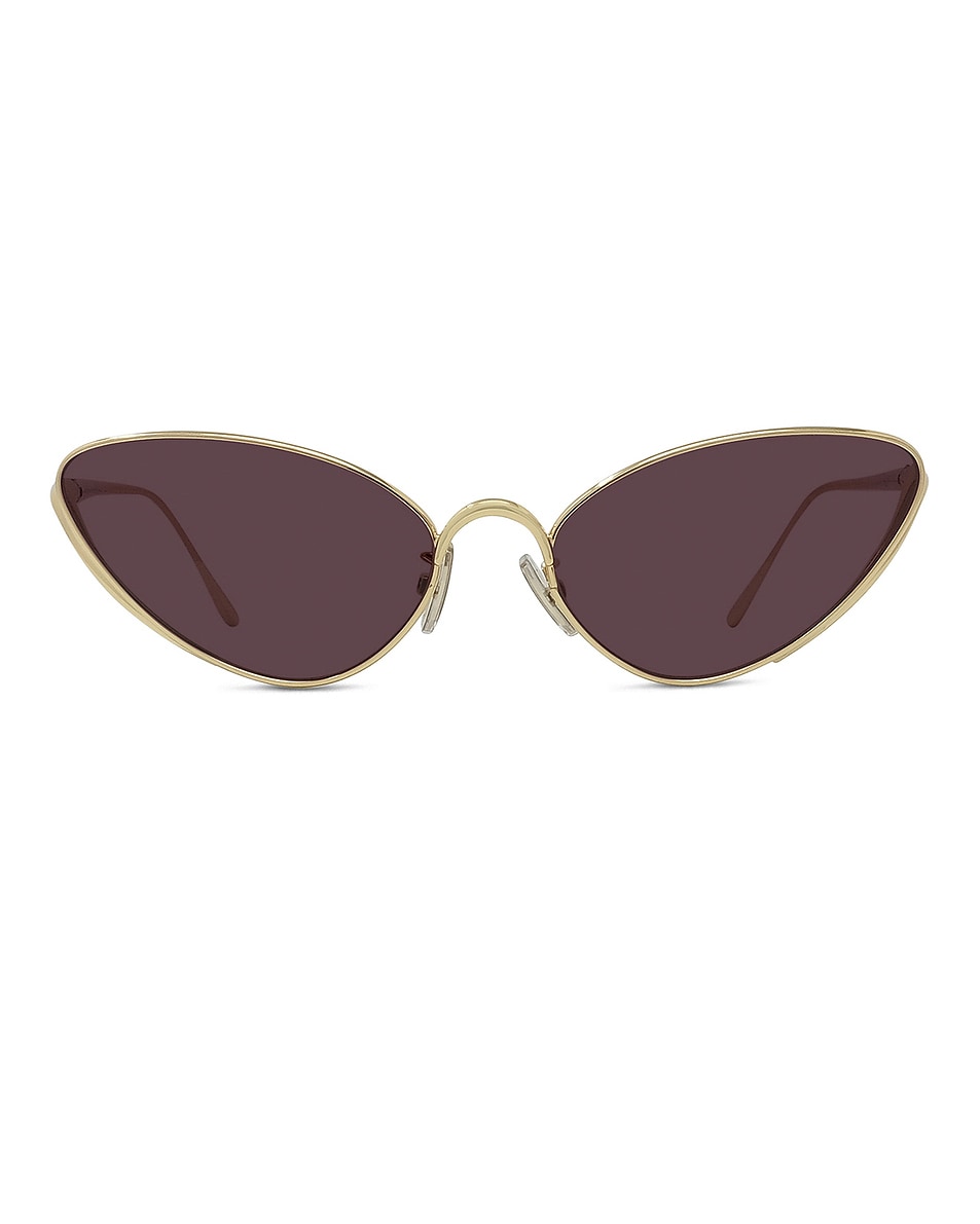 Image 1 of Loewe Signature Sunglasses in Shiny Endura Gold & Violet