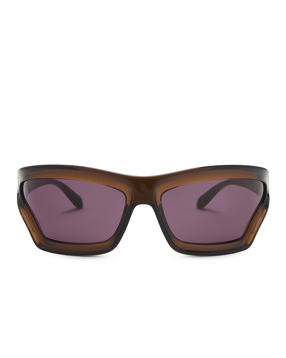 Image 1 of Loewe Paula's Ibiza Sunglasses in Light Brown & Smoke