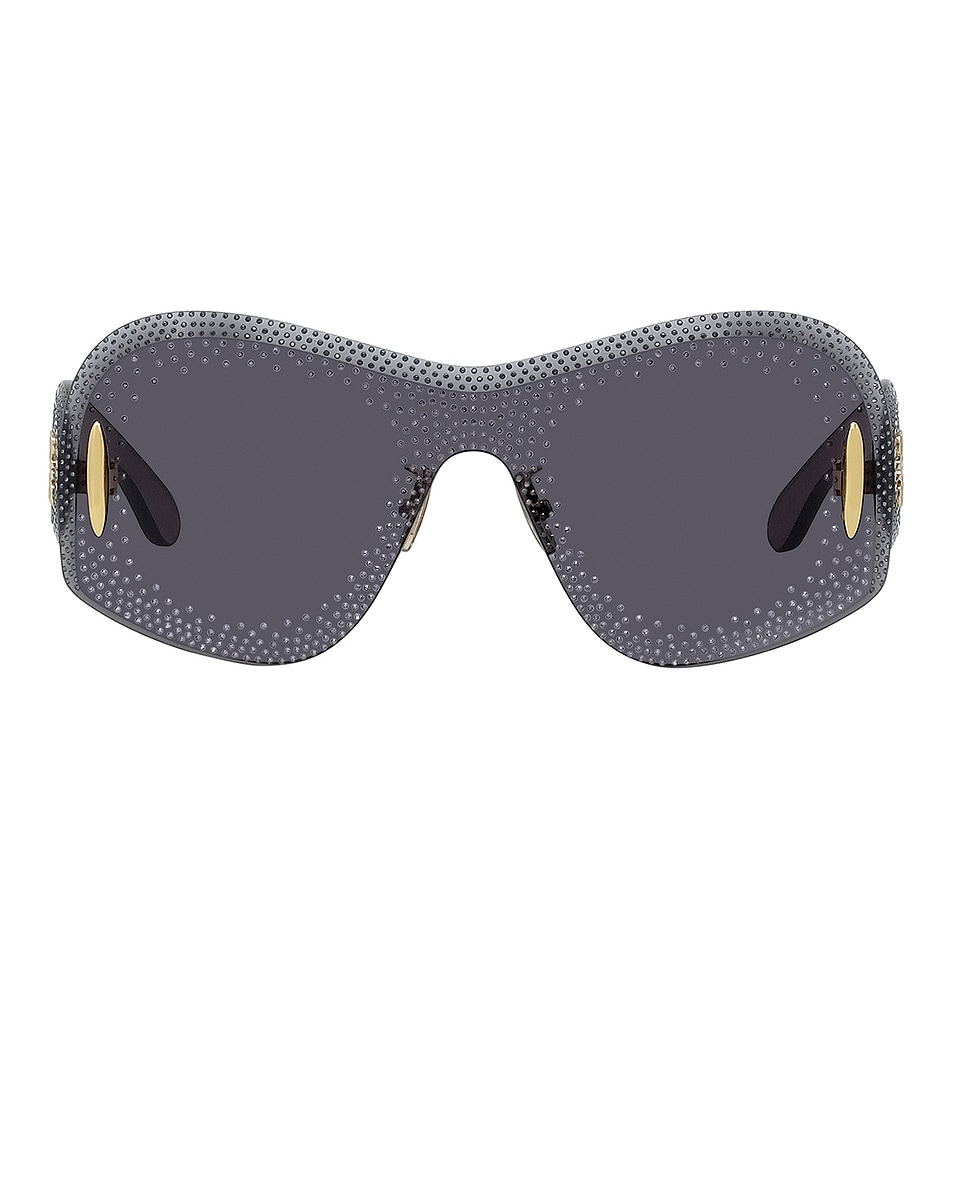 Image 1 of Loewe Anagram Sunglasses in Grey & Smoke