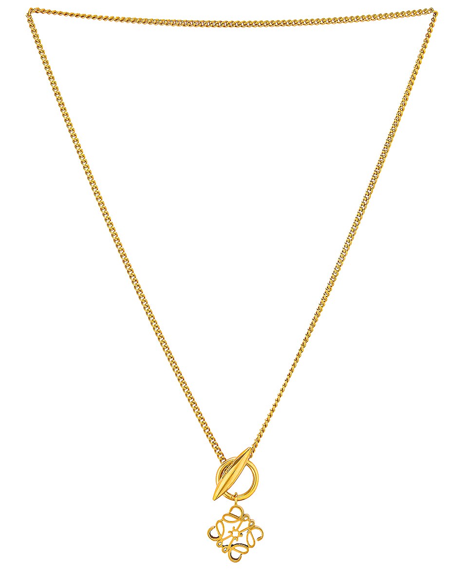 Image 1 of Loewe Anagram Pendant in Gold