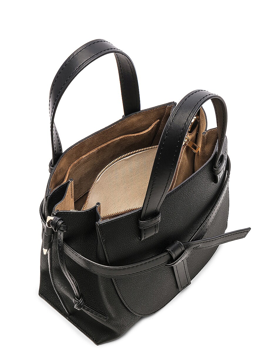 Loewe Gate Small Top Handle in Black FWRD