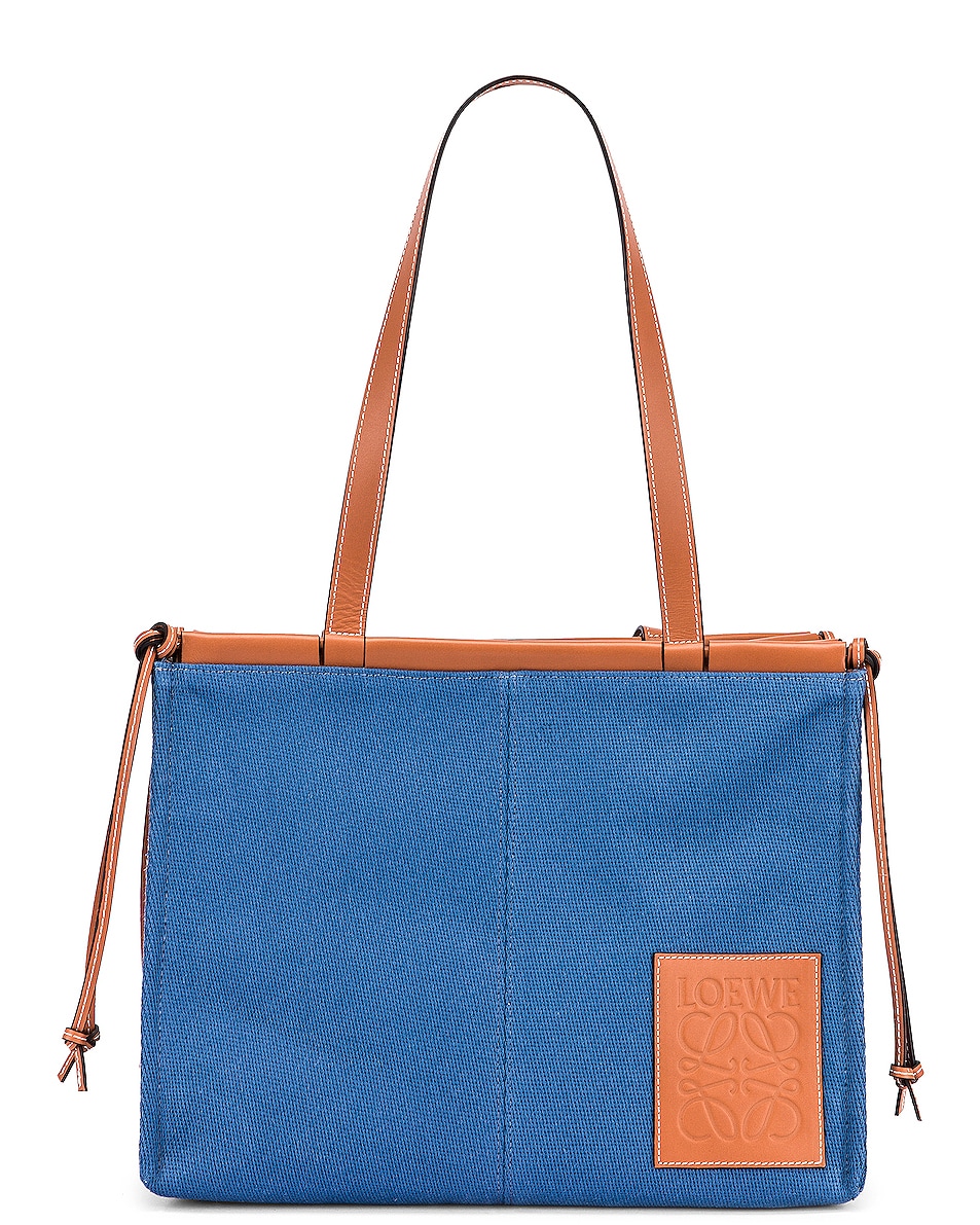 Image 1 of Loewe Cushion Tote Bag in Steel Blue