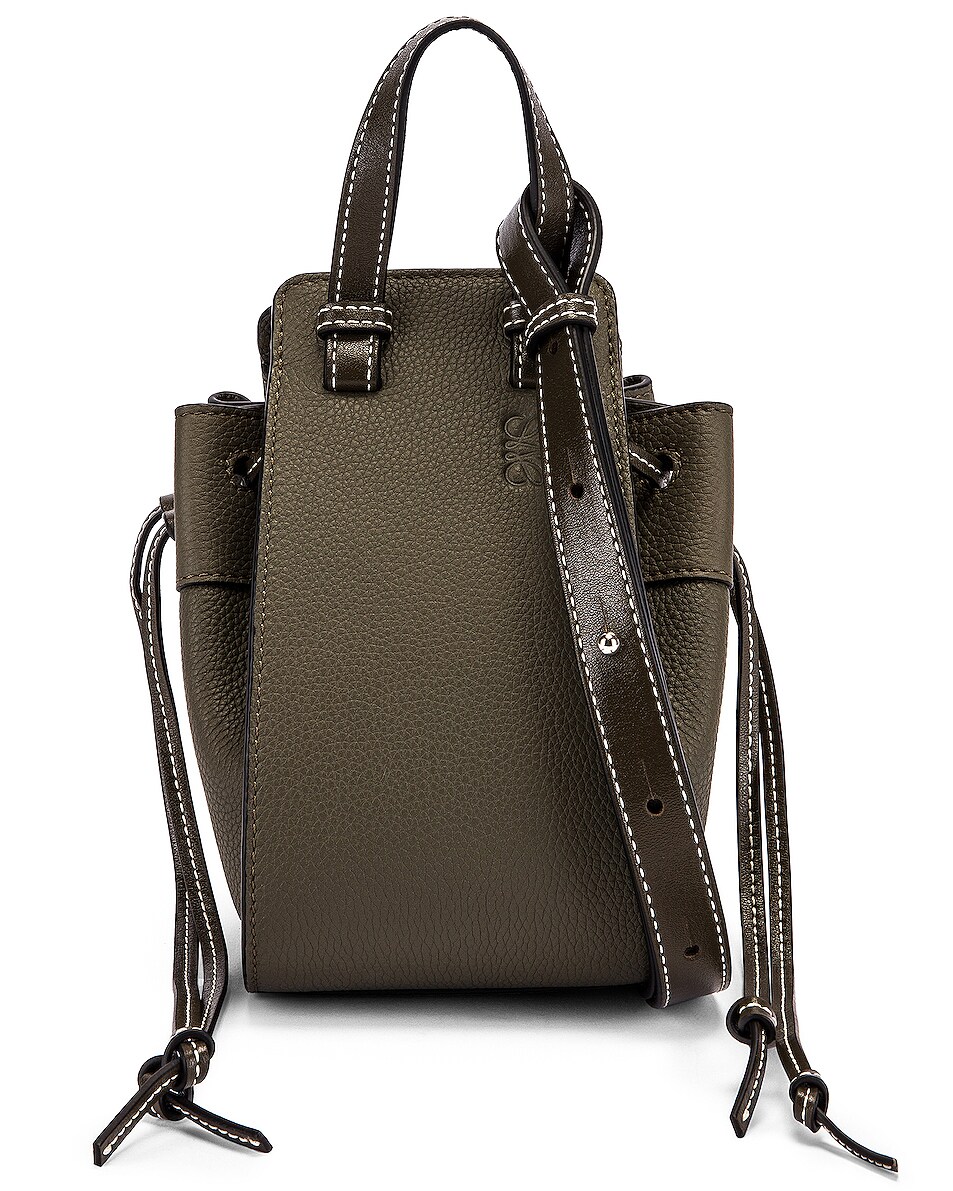 Image 1 of Loewe Hammock DW Mini Bag in Khaki Green