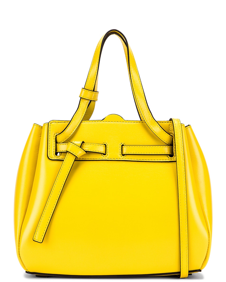 Image 1 of Loewe Lazo Mini Bag in Yellow