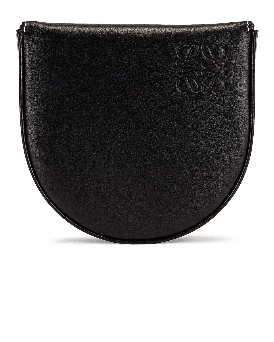 Image 1 of Loewe Heel Small Pouch in Black