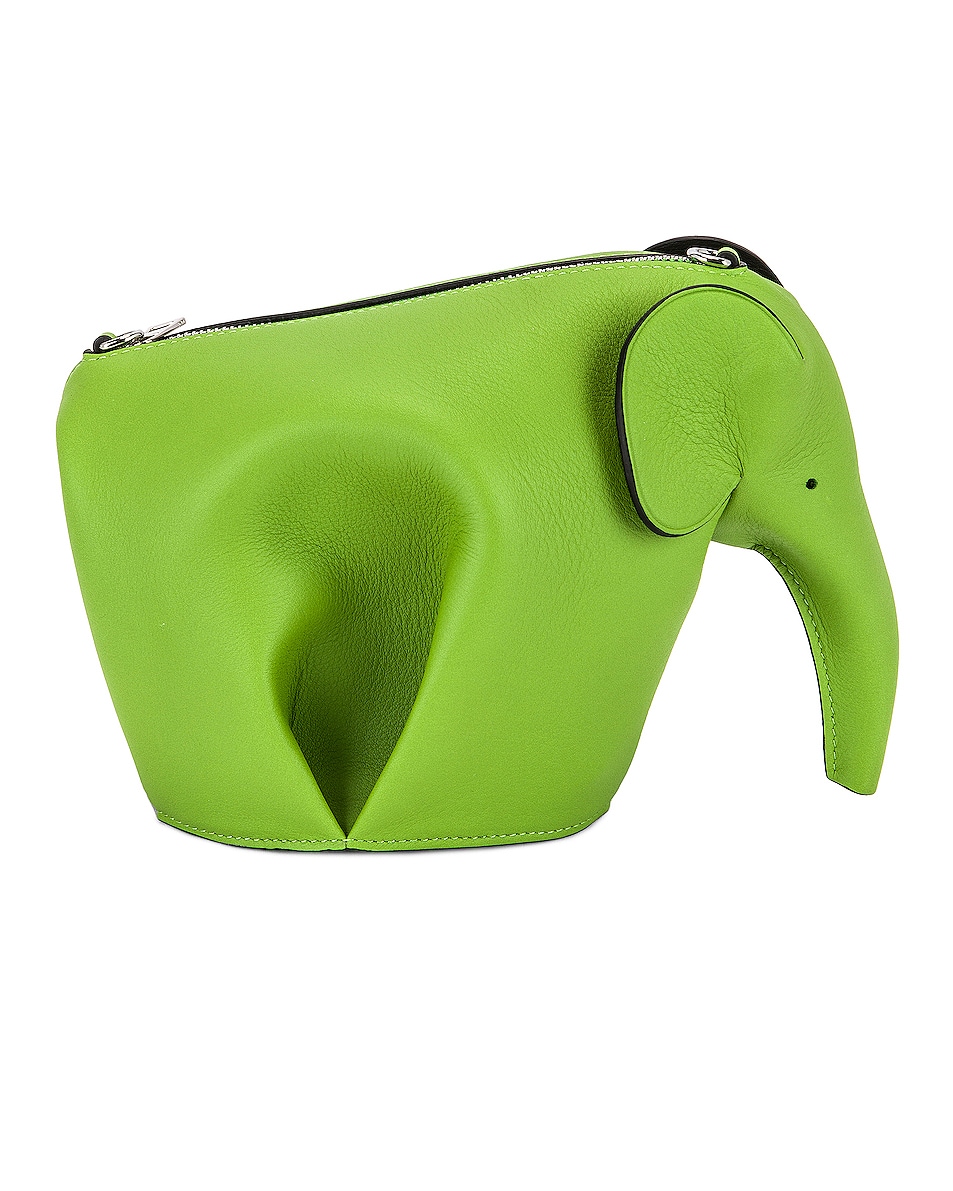 Image 1 of Loewe Elephant Mini Bag in Apple Green