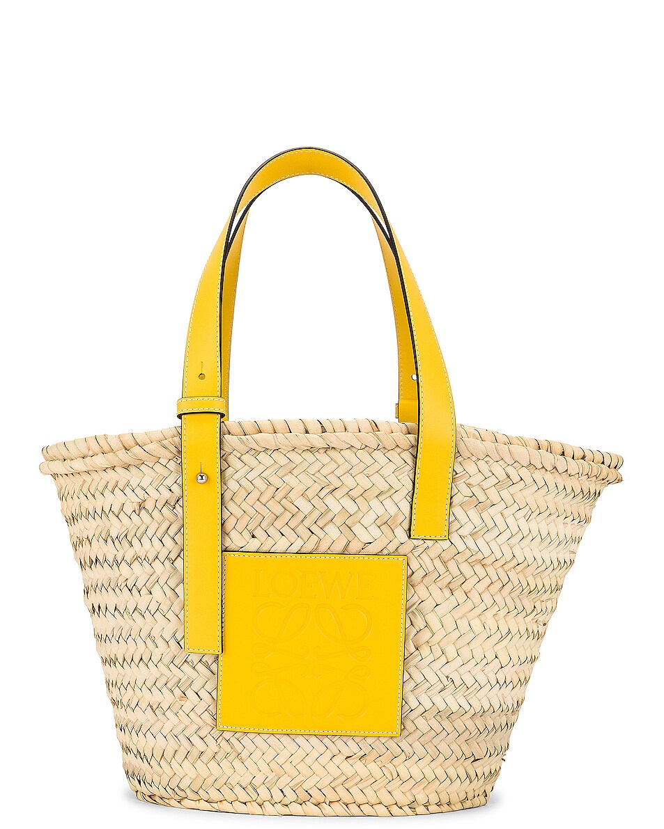 Image 1 of Loewe Basket Bag in Yellow