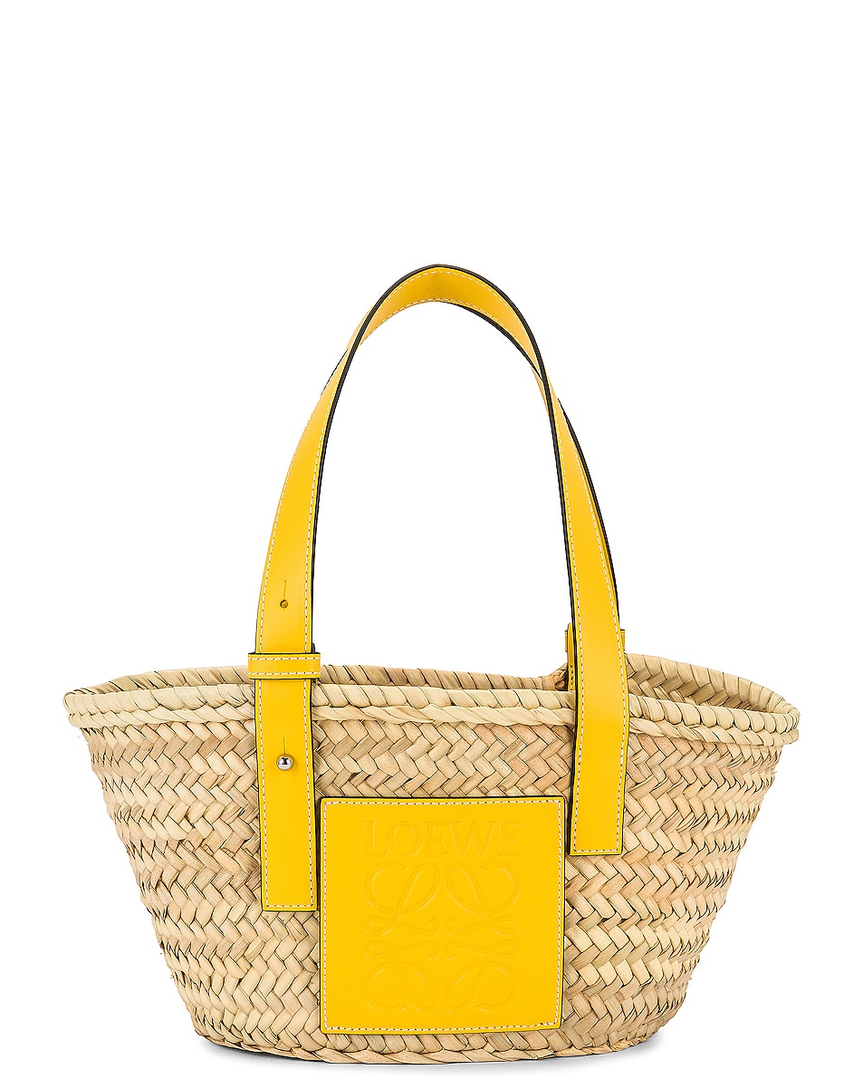 Image 1 of Loewe Basket Small Bag in Yellow