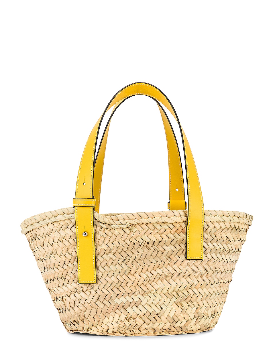 Loewe Basket Small Bag in Yellow | FWRD