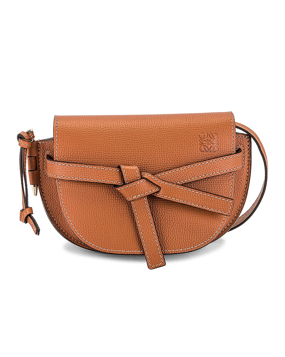 Image 1 of Loewe Gate Dual Mini Bag in Tan