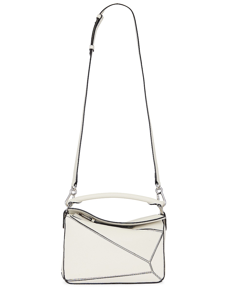 Image 1 of Loewe Puzzle Small Bag in Soft White