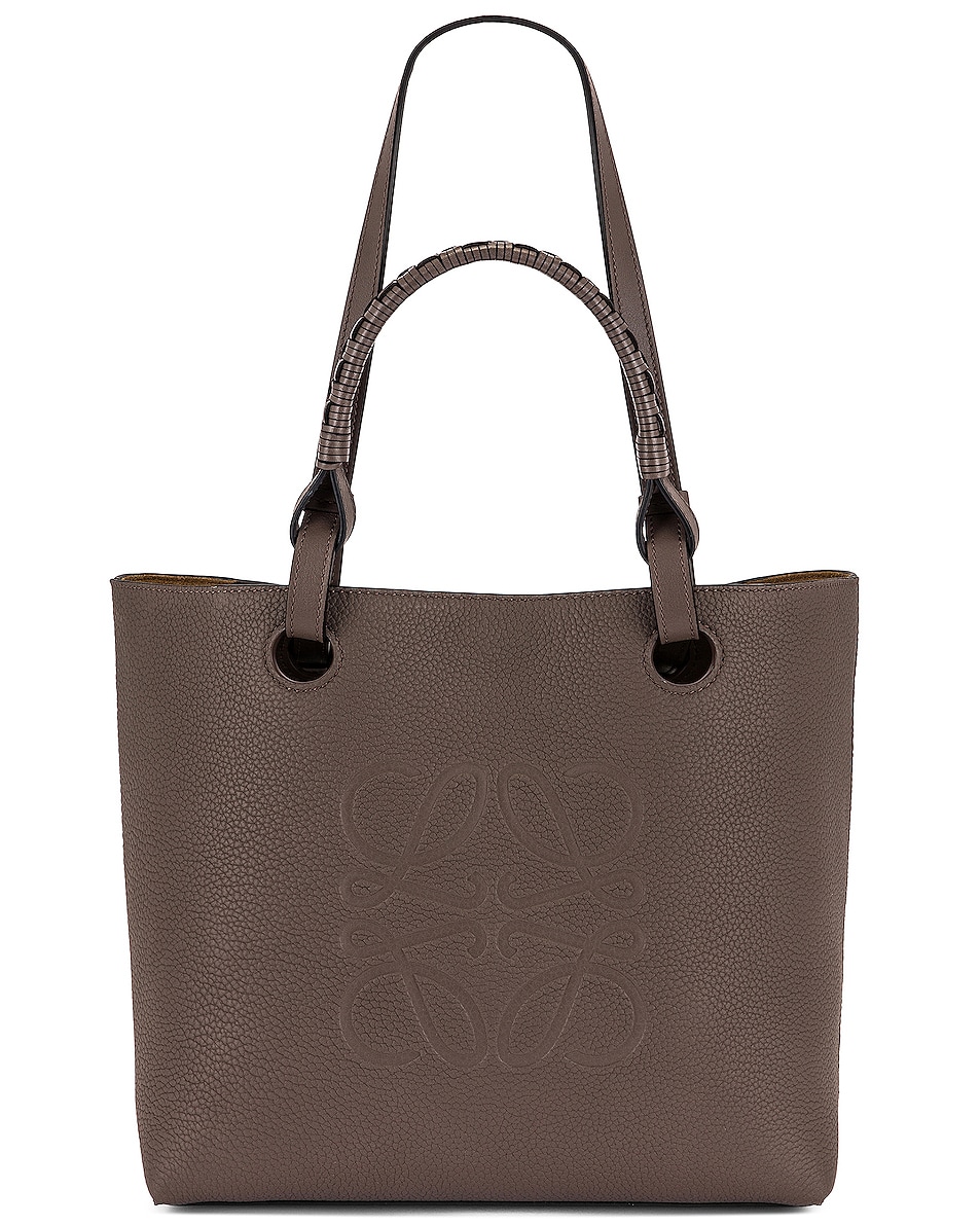 Image 1 of Loewe Anagram Small Tote Bag in Taupe