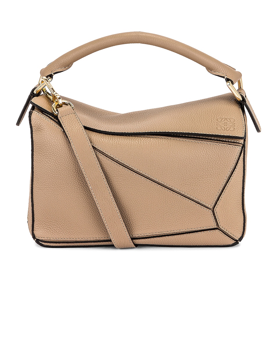 Image 1 of Loewe Puzzle Small Bag in Sand
