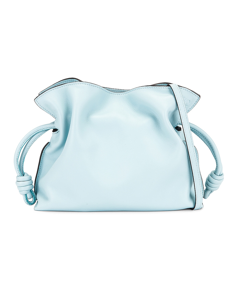 Image 1 of Loewe Flamenco Clutch Mini Bag in Crystal Blue