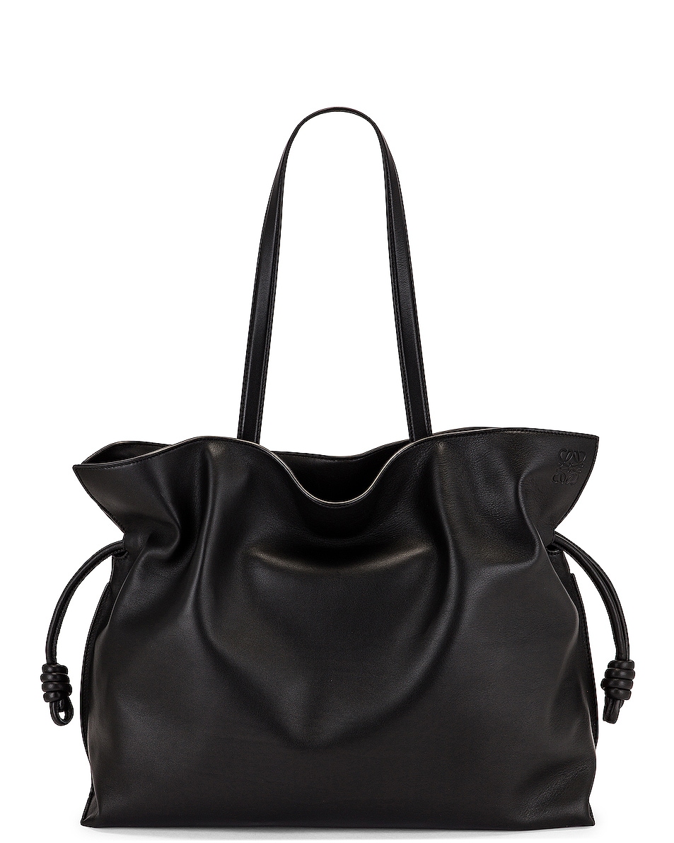 Image 1 of Loewe Flamenco XL Bag in Black