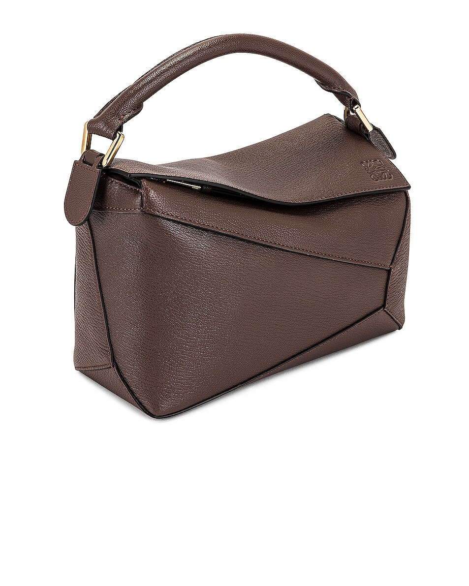 Loewe Puzzle Edge Small Bag in Taupe FWRD
