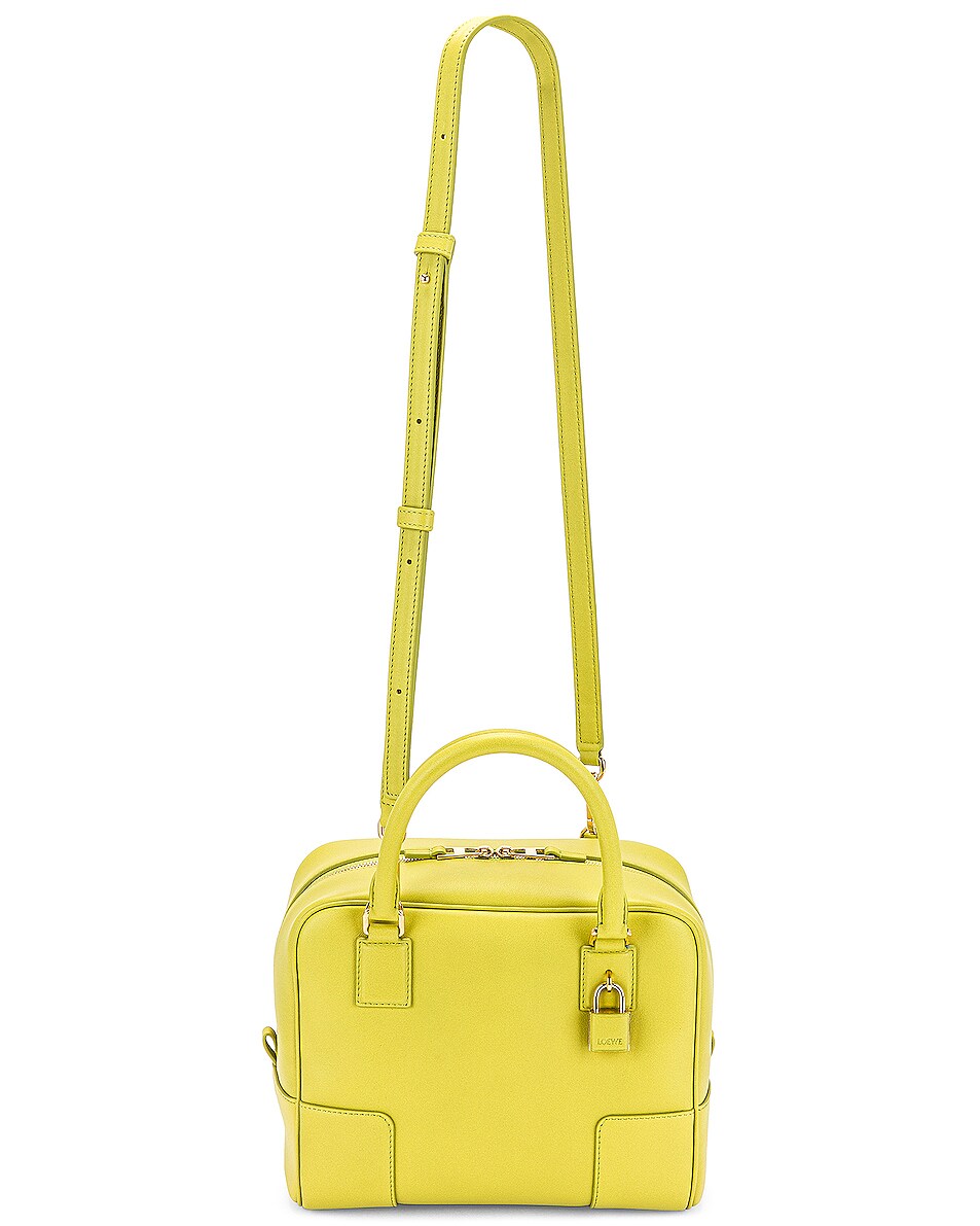 Image 1 of Loewe Amazona 19 Square Bag in Lime Yellow