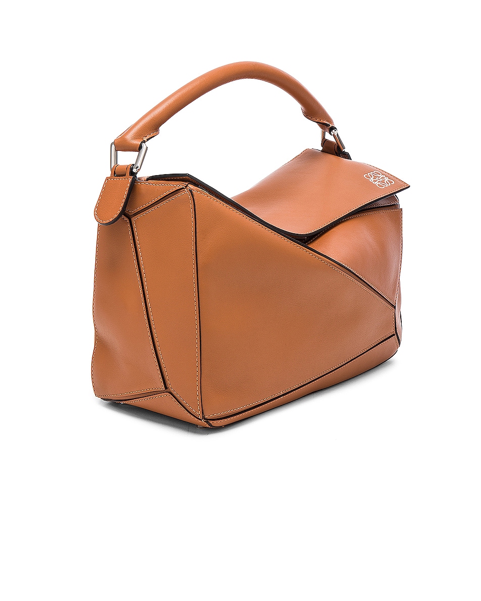 Loewe Puzzle Bag in Tan FWRD