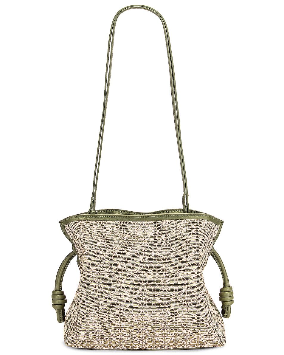 Image 1 of Loewe Flamenco Clutch Mini Bag in Green & Avocado Green