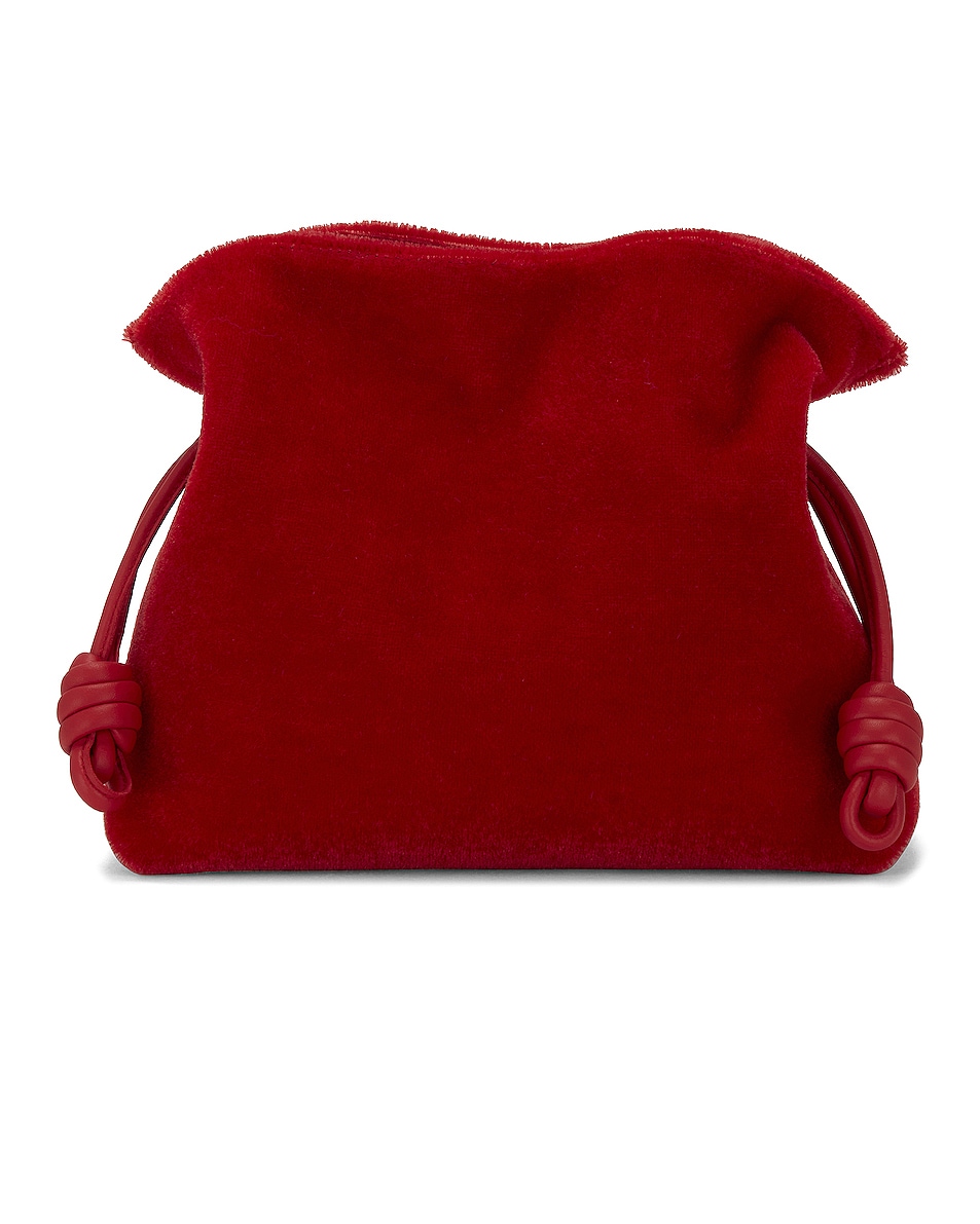 Image 1 of Loewe Flamenco Clutch Bag in Scarlet Red