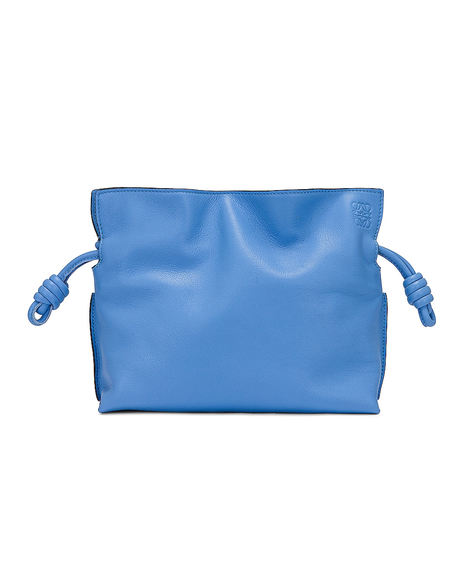 Image 1 of Loewe Flamenco Clutch Mini Bag in Celestine Blue
