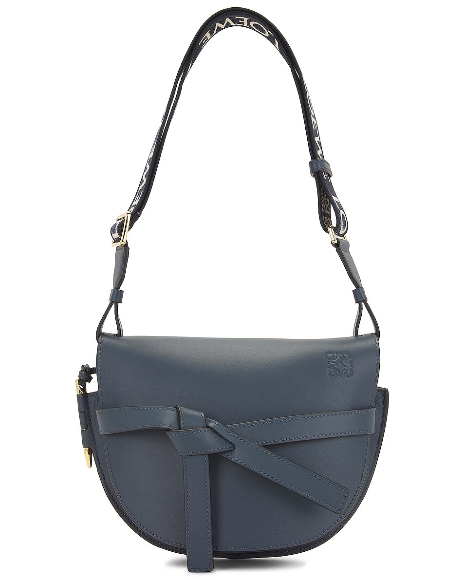 Image 1 of Loewe Gate Small Bag in Onyx Blue