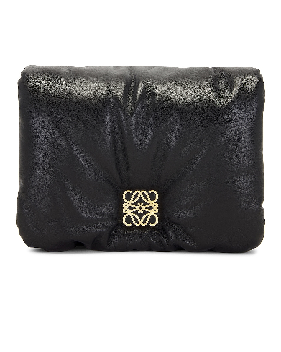 Image 1 of Loewe Goya Puffer Bag in Black