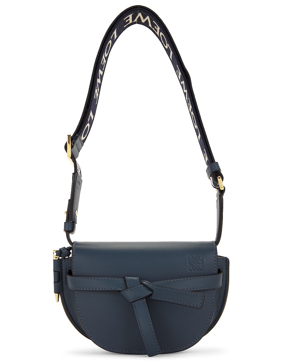 Image 1 of Loewe Gate Dual Mini Bag in Onyx Blue