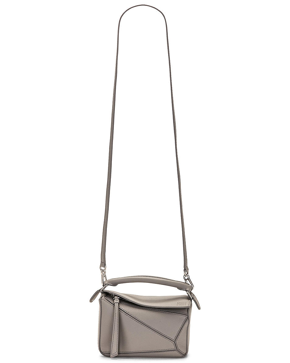 Image 1 of Loewe Puzzle Mini Bag in Pearl Grey