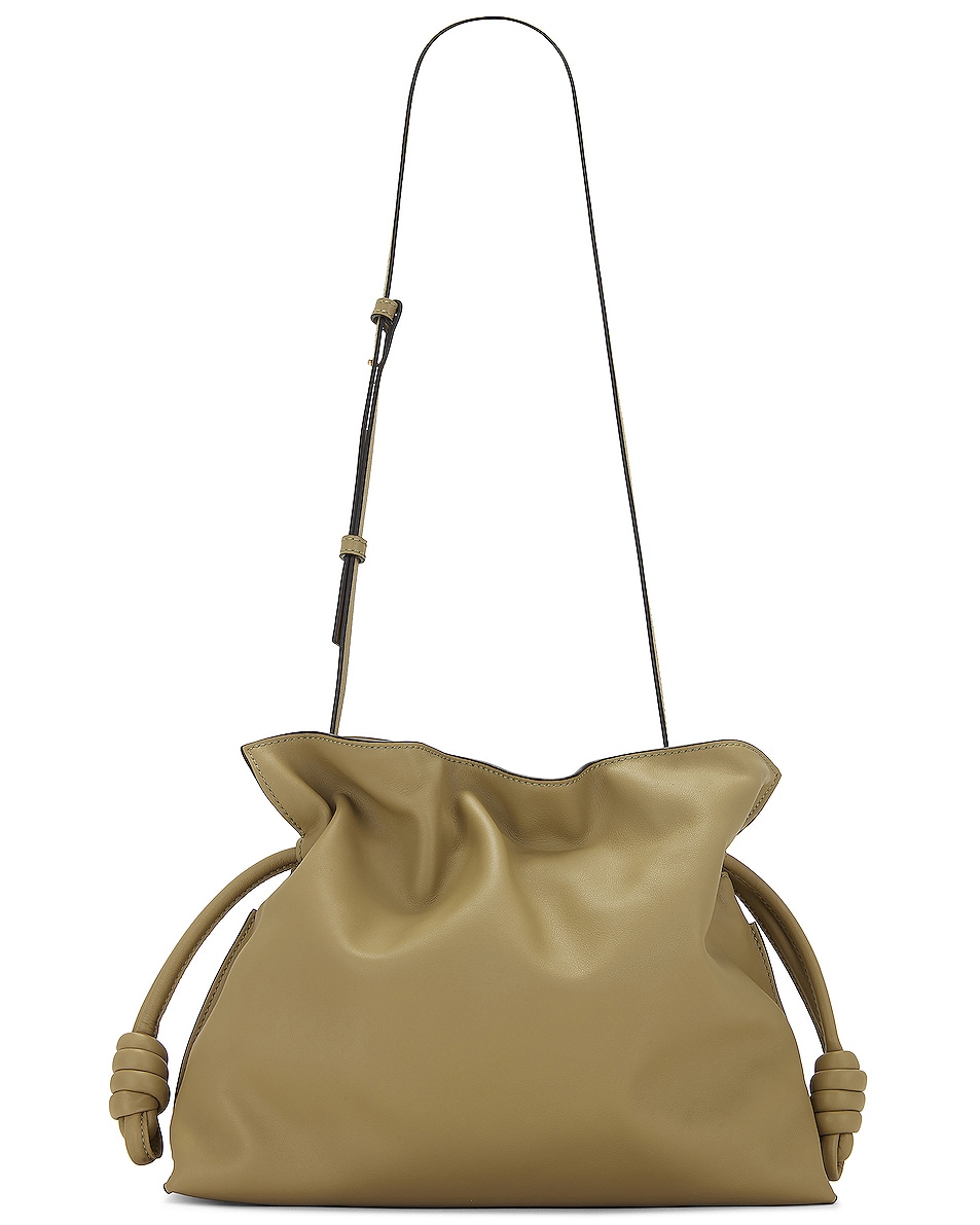 Image 1 of Loewe Flamenco Clutch Bag in Clay Green