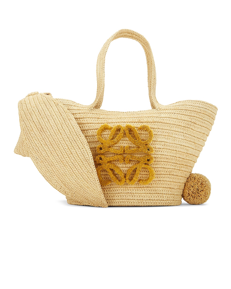 Image 1 of Loewe Bunny Basket Small Bag in Natural
