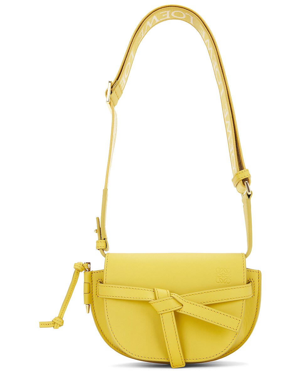 Image 1 of Loewe Gate Dual Mini Bag in Dark Yellow