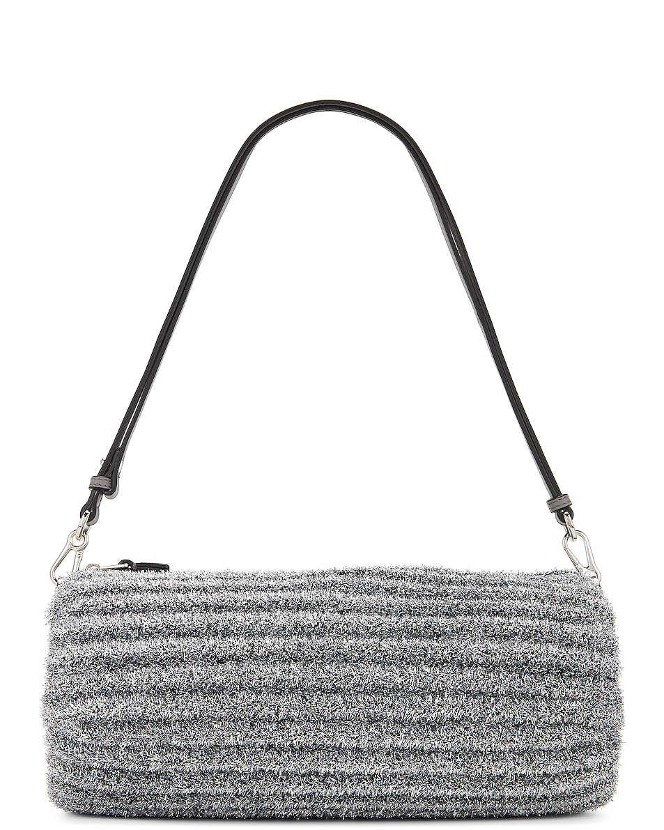 Image 1 of Loewe Bracelet Pouch Sparkle Bag in Silver
