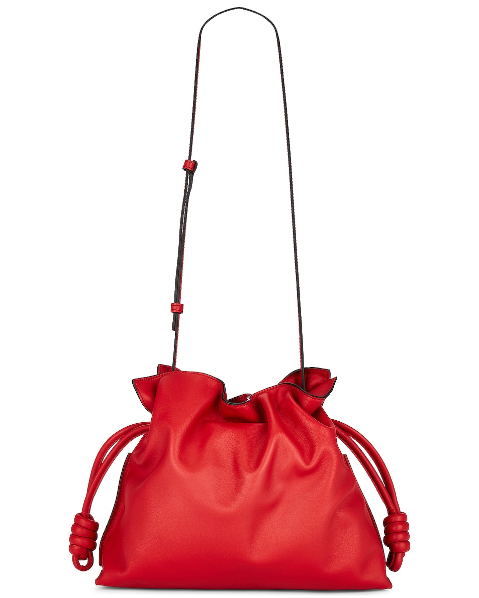 Image 1 of Loewe Flamenco Clutch Bag in Red