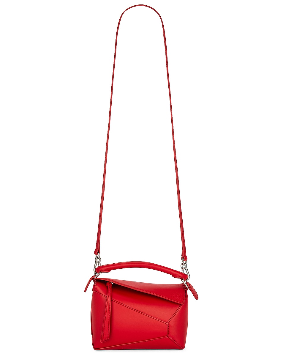 Image 1 of Loewe Puzzle Edge Mini Bag in Red