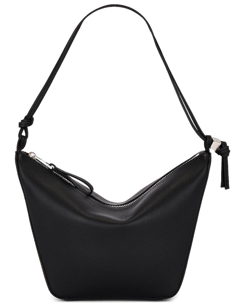 Loewe Hammock Hobo Mini Bag in Black | FWRD