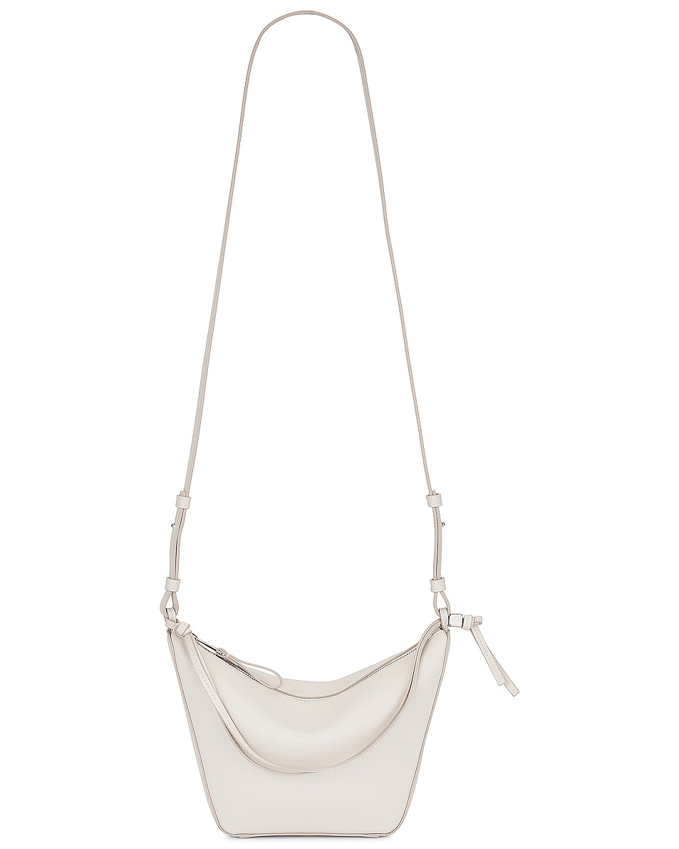 Image 1 of Loewe Hammock Hobo Mini Bag in Soft White