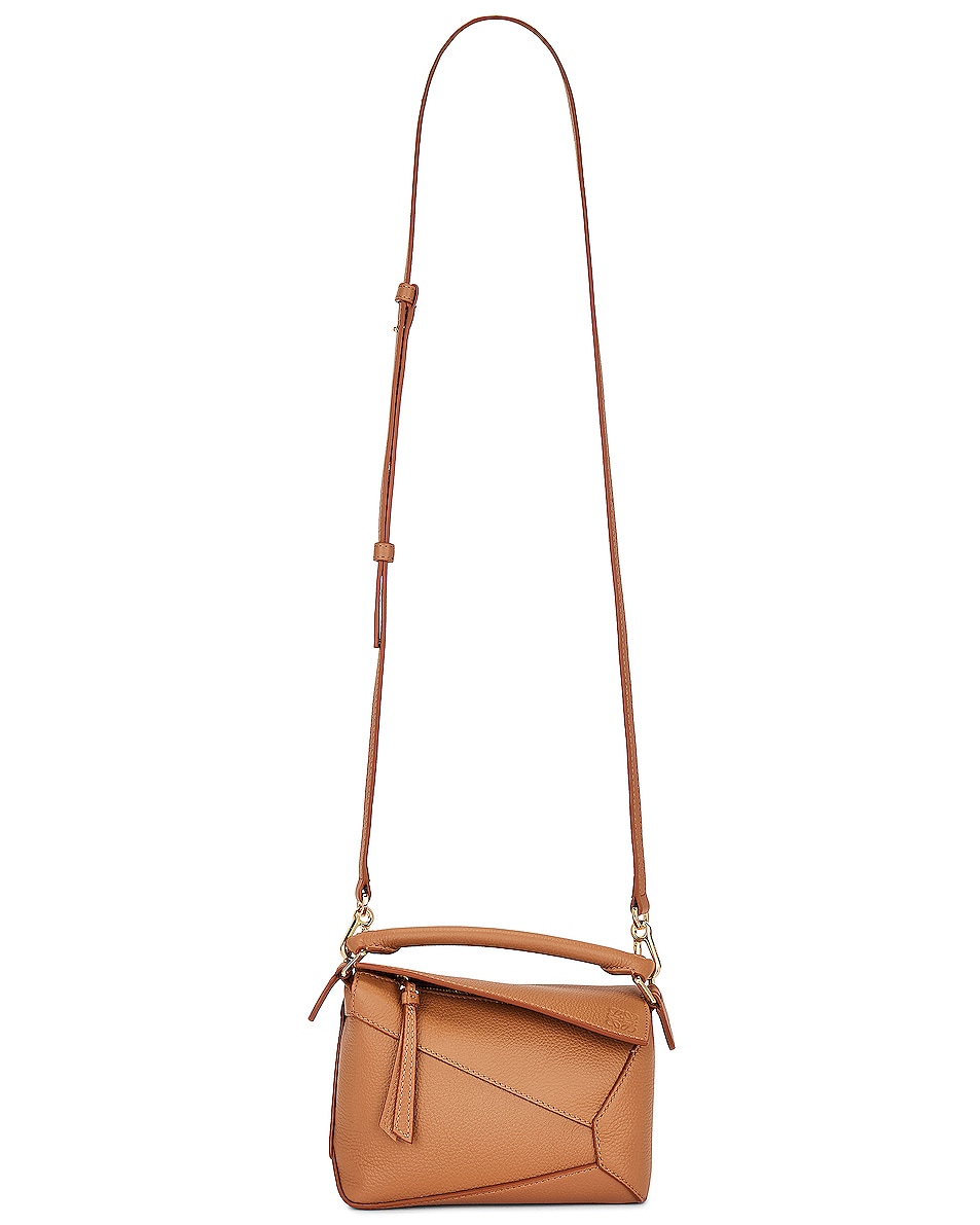 Loewe Puzzle Edge Mini Bag in Toffee | FWRD