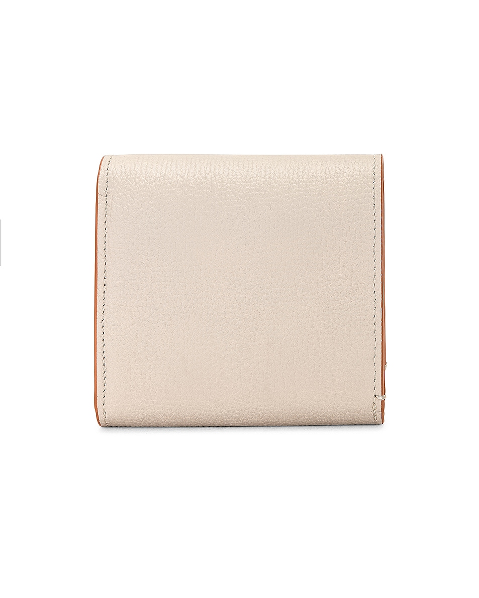 Loewe Anagram Compact Flap Wallet in Light Ghost | FWRD