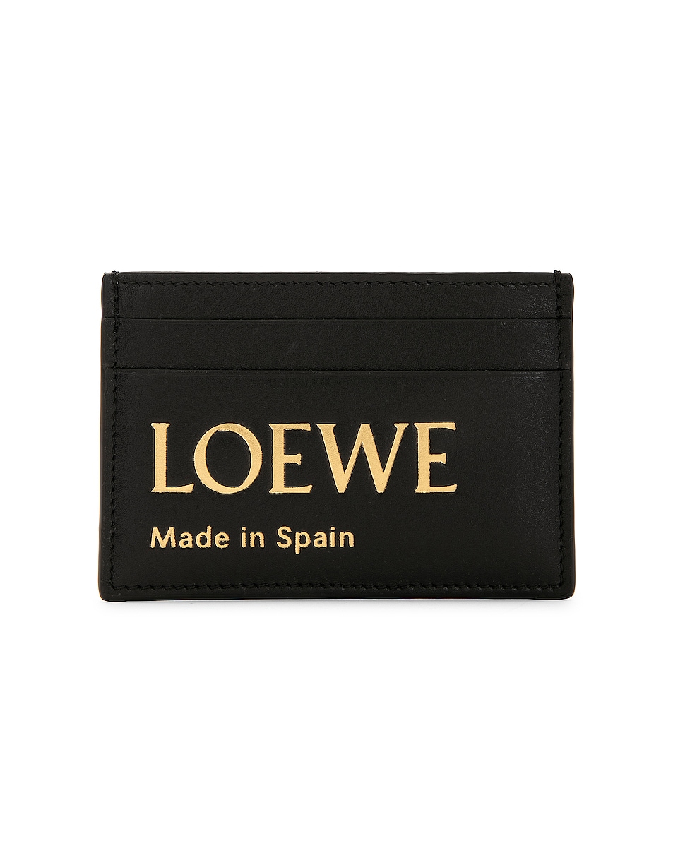 Image 1 of Loewe Mis Plain Cardholder in Black