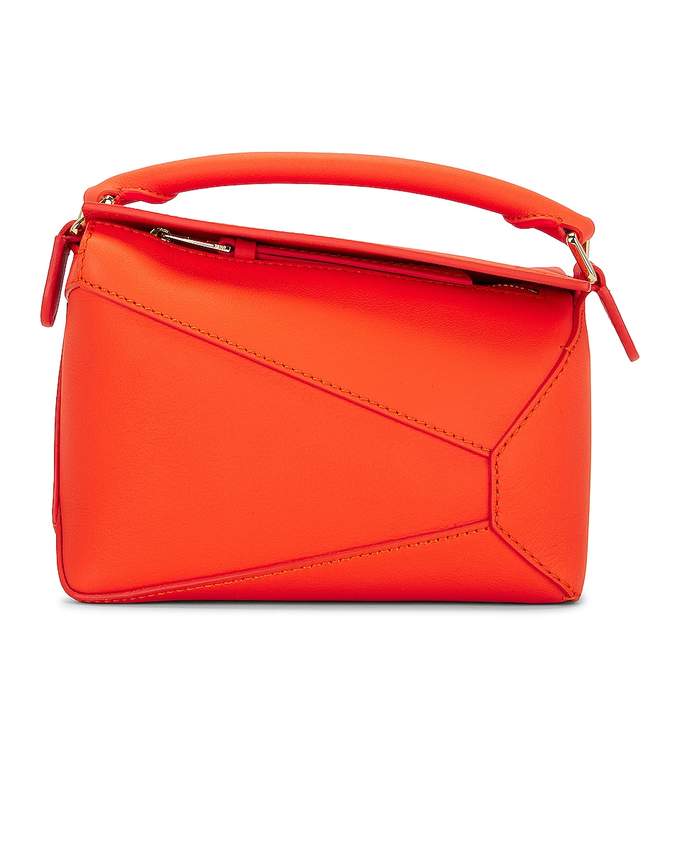 Image 1 of Loewe Puzzle Edge Mini Bag in Vivid Orange