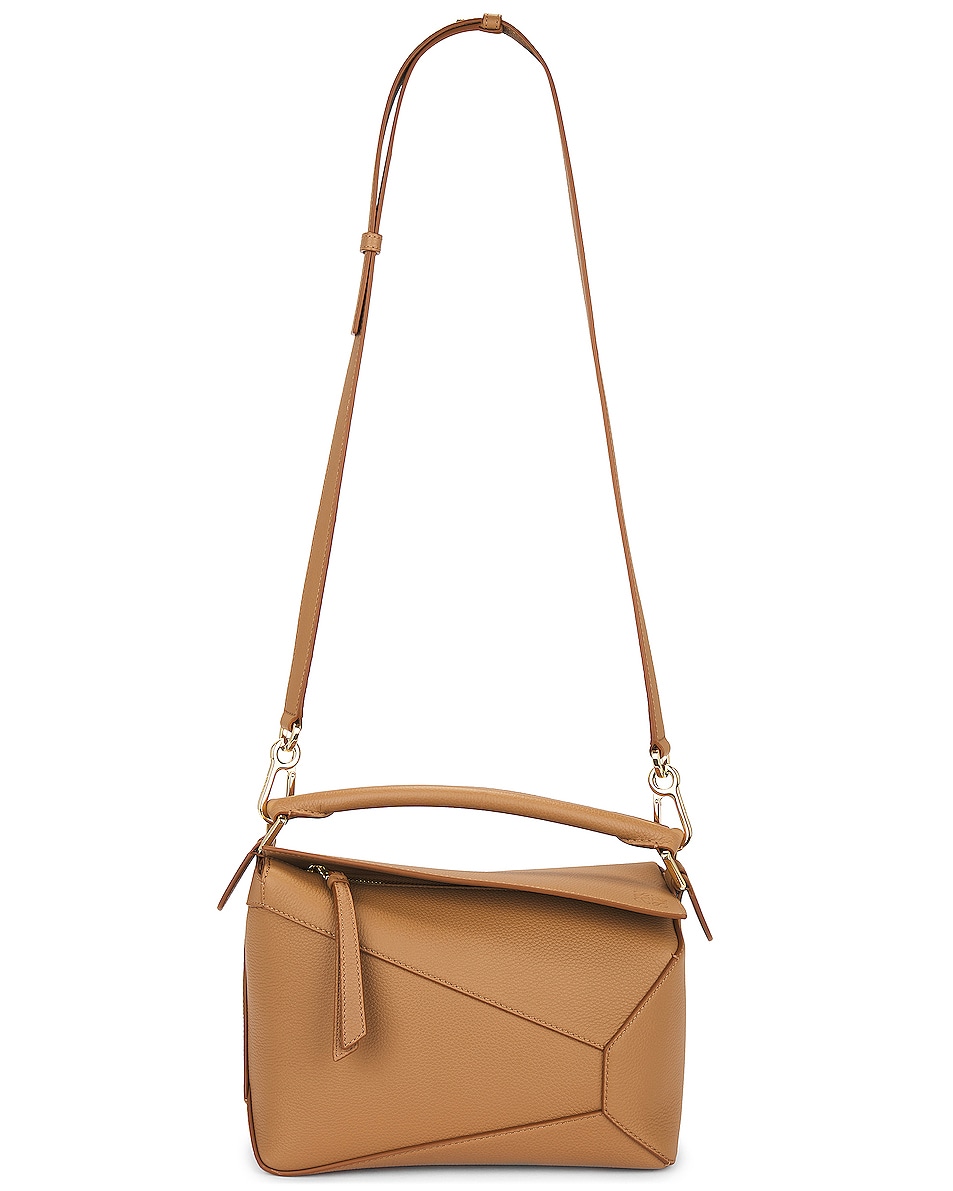 Loewe Puzzle Edge Small Bag in Toffee | FWRD