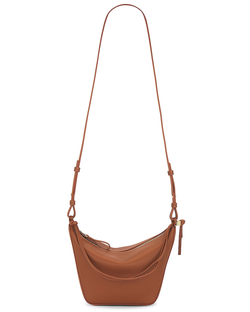Image 1 of Loewe Hammock Hobo Mini Bag in Tan