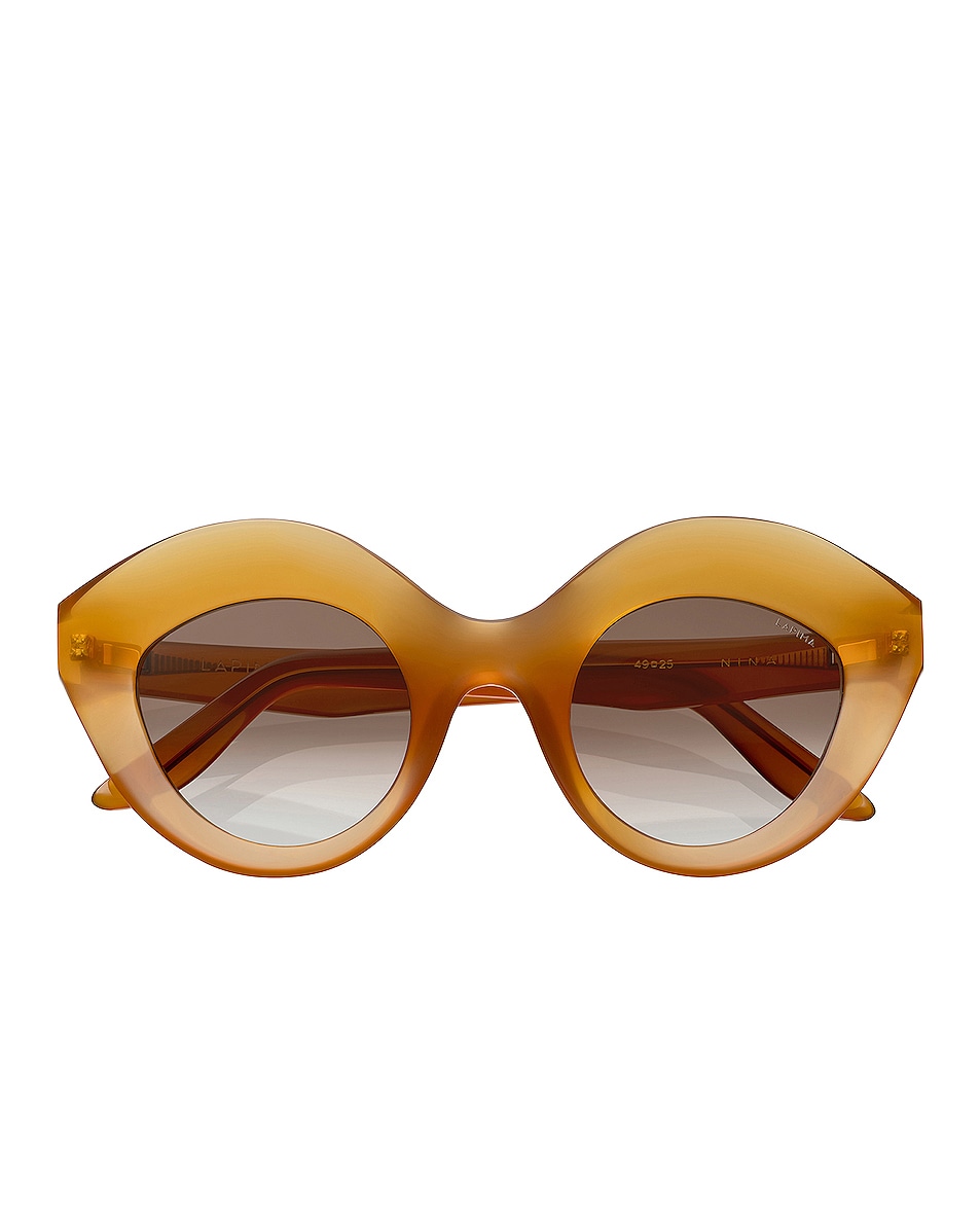 Image 1 of LAPIMA Nina Sunglasses in Amber Gradient