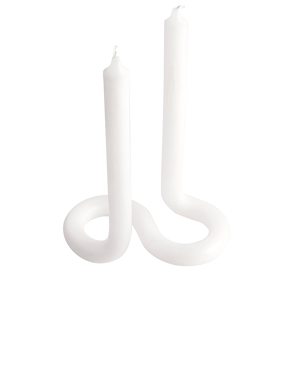 Image 1 of 54 Celsius Lex Pott Twist Candle in White