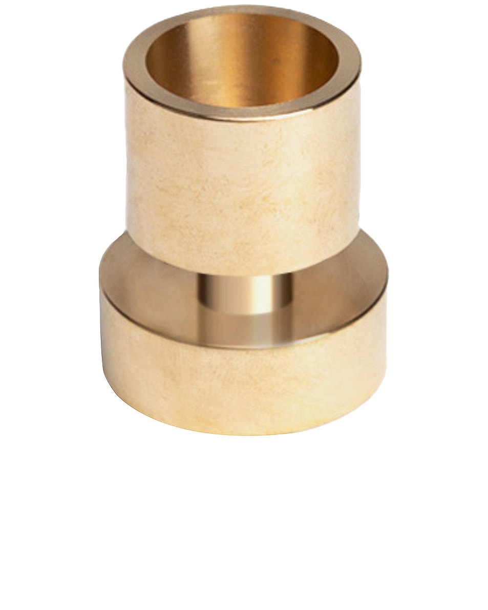 Image 1 of 54 Celsius Brass Candle Holder in Brass