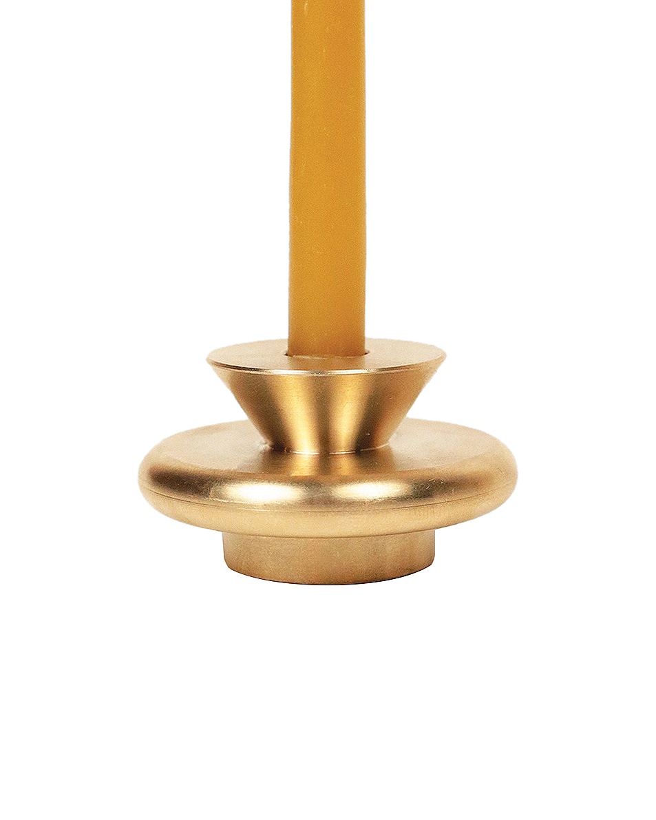 Image 1 of 54 Celsius XS Brass Candle Holder in Brass