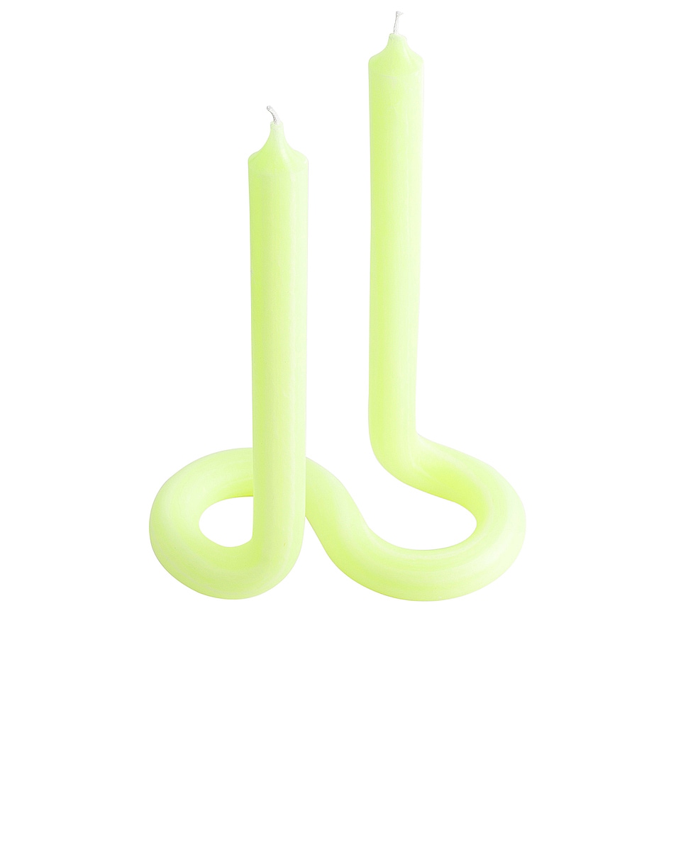 Image 1 of 54 Celsius Lex Pott Twist Candle in Yellow
